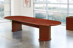 OSP Home Furnishings Sonoma Executive Conference Table Seats Eight with Scratch Resistant Top for Boardrooms 144”X48”X30” SON62