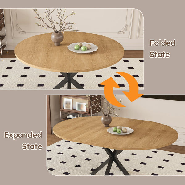English Elm 59-inch Expandable Glass Top Dining Set Seats 8 with Upholstered Chairs X-base W2700S00123