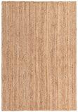 Unique Loom Braided Jute Dhaka Hand Braided Solid Rug Natural, Natural 6' 1" x 9' 2"