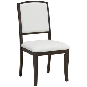 English Elm TOPMAX Solid Wood Extendable Round Dining Set for Small Spaces with 16" Removable Leaf and Cushioned Chairs Beige,Espresso SP000091AAP