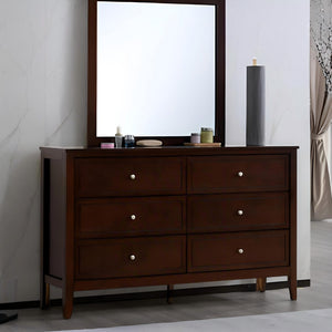 English Elm Daniel Assembled 5-Drawer Chest with English Dovetail Drawers, Metal Hardware & Solid Wood Frame Cappuccino 62 L x 40 W x 19 H B078P400750