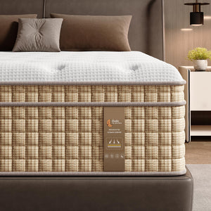 English Elm 14 Inch Queen Hybrid Mattress Gel Foam Pocket Springs Cooling Certipur Certified B2716P242969