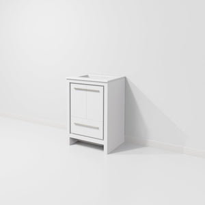 English Elm White Bath Vanity With Durable Quartz Top, Soft-Close Features & Smart Storage For Modern Bathrooms B2731P259269-GIGA