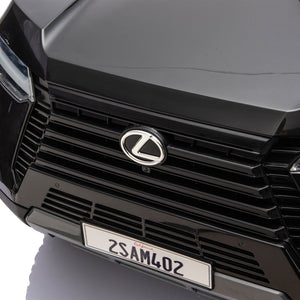 English Elm Lexus Gx550 Two Seat Kids Ride on with 24v Power Remote Control and Suspension Black W1578P416226