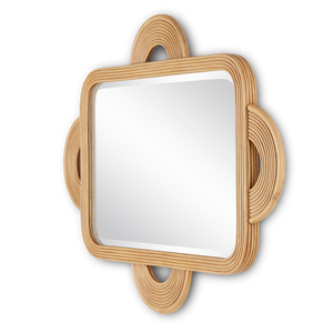 Santos Handmade Vintage Navy Rectangular Mirror with Beveled Edges for Stylish Home Decor