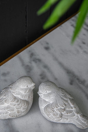 English Elm Set Of 2 Skye Sparrow Bird Accents – Whimsical Decor For Home, Garden, Or Thoughtful Gifts! W2078P210032-GIGA