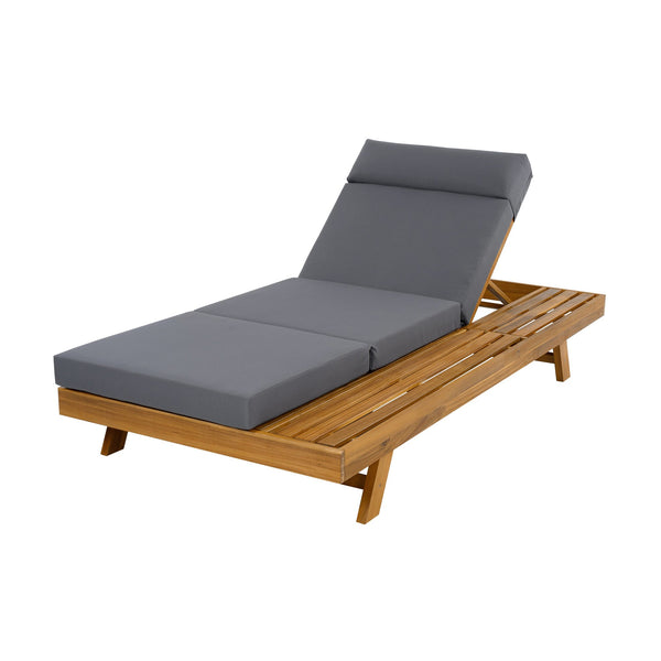 English Elm Christopher Knight Home® - Lounge Chaise Set With Adjustable Headrest, Weather-Resistant Cushions For Stylish Outdoor Comfort N770P253442T_N770P285267G