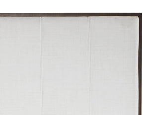 English Elm Cerana Light Gray Fabric Queen Bed with Wood & Metal Cap Legs, Upholstered Comfort, Durable Build B2726S00096