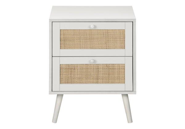English Elm Accent Side Table Rustic Grey Laminate Compact Storage Cabinet Transitional Bedroom B2710P461699