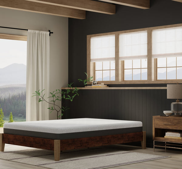 English Elm Pur Chill Firm Queen Mattress with Cooling Fabric and Gel Memory Foam Support B337P293548