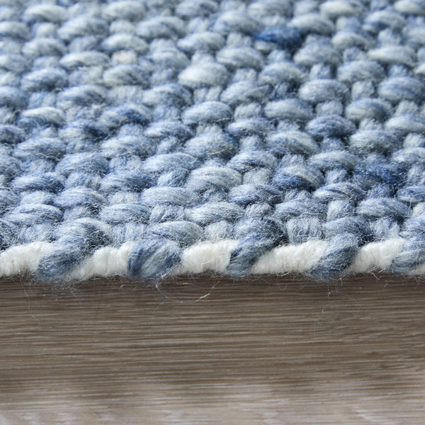 Feizy Rugs Naples Hand Woven Polyester Flatweave Rug - Soft, Durable, And Fade Resistant For Effortless Style Blue Polyester Nap0751fnvy000f00