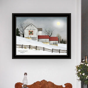 English Elm Trendy Decor 4u Billy Jacobs Christmas Barn Wood Framed Farmhouse Wall Art Print B06785181