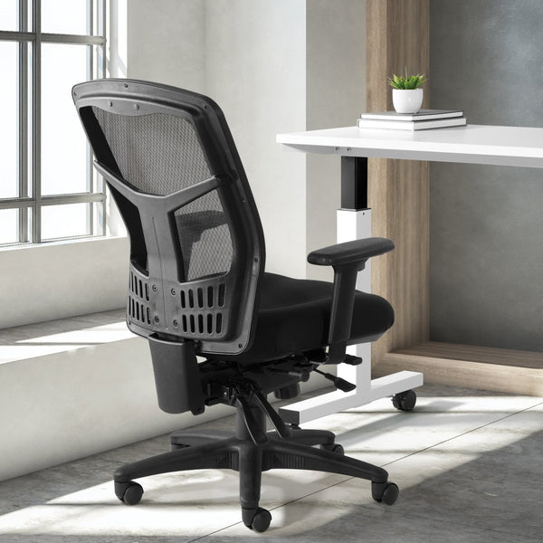 OSP Home Furnishings Progrid® High Back Mesh Office Chair with Lumbar Support and Pneumatic Seat Adjustment 92892-30
