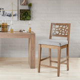 Crackle Transitional Counter Stool