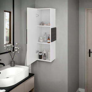 English Elm Vanguard Wall Mount Medicine Cabinet with Three Shelves for Bathroom Organization B070P490011