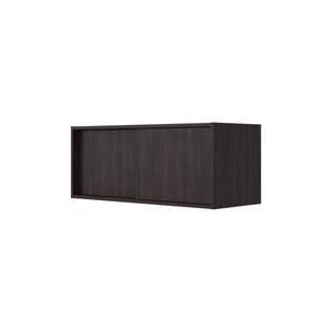 English Elm Bahia Floating Wall Cabinet Natural Oak Finish Modern Scandinavian Shelf Storage Walnut Brown B128P473984