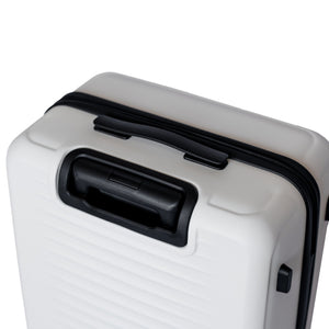 English Elm 2025 Hardshell Abs Luggage Set with Spinner Wheels and Built-in Lock for Secure Travel White W2710P459013
