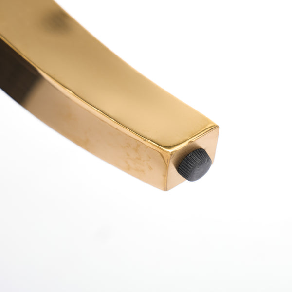 English Elm Chenille Modern Dining Chair with Curved Gold-Plated Legs, Rivet Trim, Textured Upholstery Comfort Beige W1143P332684