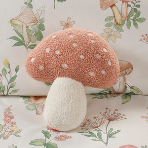 JLA Home Intelligent Design - Mushroom Cozy Whimsy Comforter Set with Hypoallergenic Fill, OEKO-TEX Fabrics, Antimicrobial Carefulness and Machine Washable Design 90 L x 68 W x 1H ID10-2330