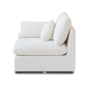 English Elm Sky Cloud Slope Sectional Sofa – Modular Linen L-Shaped Design With Washable Covers & Comfort B341S00029-GIGA