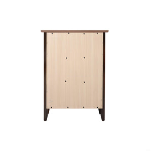 English Elm Charming Transitional Nightstand with Three Spacious Drawers, Durable Particleboard, Versatile Accent Piece Cappuccino 28 L x 22 W x 18 H B078112149