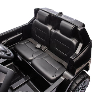 English Elm Licensed Lexus Lx600 24v Two Seater Kids Ride on Suv with Remote and Suspension Black W1578P339061