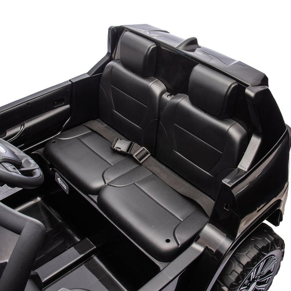 English Elm Licensed Lexus Lx600 24v Two Seater Kids Ride on Suv with Remote and Suspension Black W1578P339061