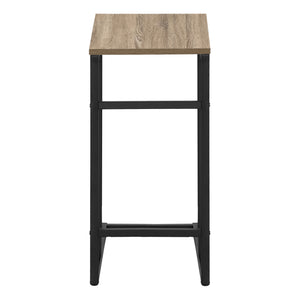 English Elm Accent Table - Contemporary C-Shaped Design For Living Room, Bedroom, Or Office - Versatile & Chic! B2710P218972