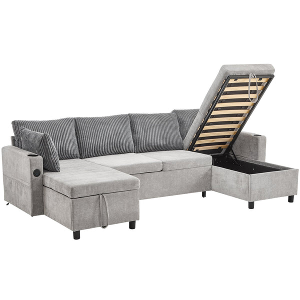English Elm Swivel Barrel Accent Chair Chenille Tufted Round Club Seat for Living Room Lounge Grey N719S002230E