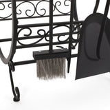 Christopher Knight Home® - Noble House - Solis Log Rack and Tool Set