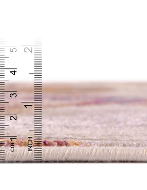 Unique Loom Deepa Imersion Machine Made Abstract Rug Multi, Ivory/Gray/Gold/Light Blue/Purple 7' 10" x 9' 8"