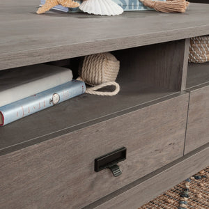 English Elm Lift-Top Coffee Table With Versatile Storage & Stylish Brown Finish For Modern Living Spaces B356P367796