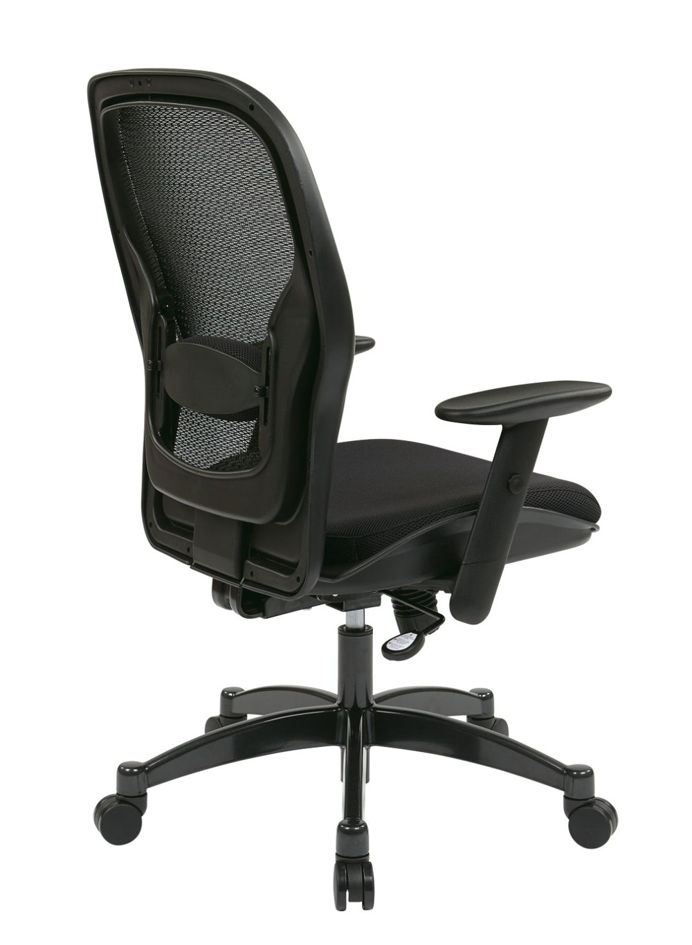 OSP Home Furnishings Professional Ergonomic Mesh Back Office Chair with Lumbar Support and Padded Seat Cushion 2300