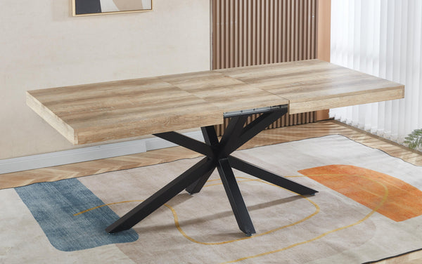 English Elm Extendable Walnut Table - Versatile Dining, Office, Or Coffee Table, Easy Assembly, 3 Lengths! W234S00110
