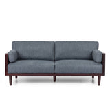 Christopher Knight Home® - Noble House - Sofia Mid-Century Modern Upholstered 3 Seater Sofa