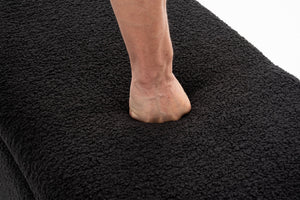 English Elm Bench Modern Black Upholstered Storage Seat – Versatile Entryway, Living Room, Or Bedroom Accent T3903P372081