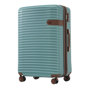 English Elm 4 Piece Abs Hard Shell Luggage Set with Spinner Wheels Tsa Lock and Packing Cubes Blue PP313145AAC