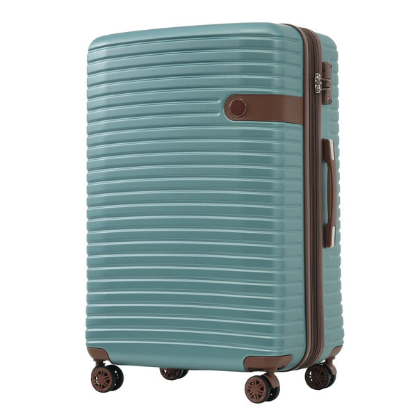 English Elm 4 Piece Abs Hard Shell Luggage Set with Spinner Wheels Tsa Lock and Packing Cubes Blue PP313145AAC
