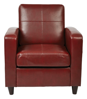 OSP Home Furnishings Venus Club Chair Crimson