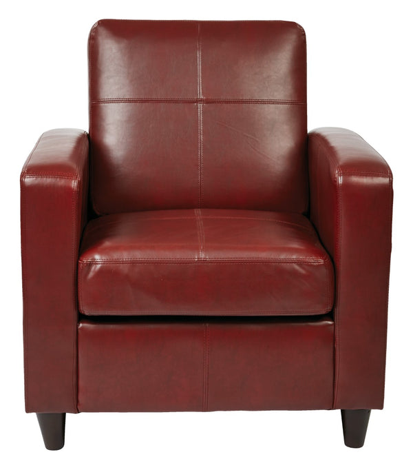 OSP Home Furnishings Venus Club Chair Crimson