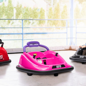 English Elm Aosom 12v Kids Bumper Car Ride on Toy with Dual Joysticks and Parental Remote W2225P249894