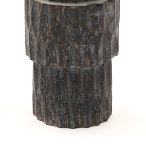 English Elm Decorative Wooden Centerpiece Candle Holder – Elegant Handcrafted Design For Warm Home Ambiance B346P336801