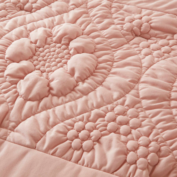 English Elm 3-Piece King Comforter Set In Soft Pink - Cozy, Durable & Machine Washable For Everyday Elegance B035P408219