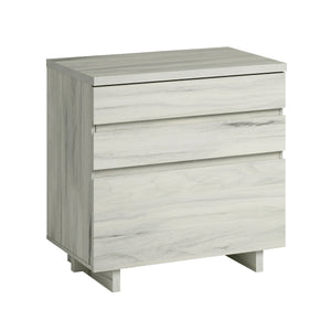 English Elm Lateral File, Sleek Off-White & Gray Multi-Purpose Storage Solution For Modern Workspaces & Home Offices B356P354465