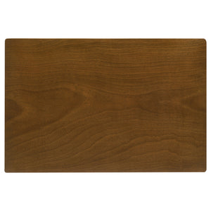 English Elm Aston Mid-century Counter Height Dining Set Walnut Finish Bentwood Chairs for Kitchen B062S01657