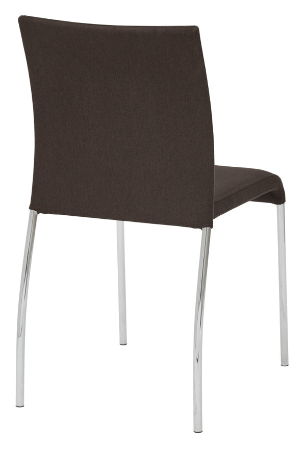 OSP Home Furnishings Conway Stacking Chair Chocolate