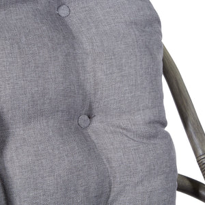 OSP Home Furnishings Tahiti Rattan Swivel Rocker Grey