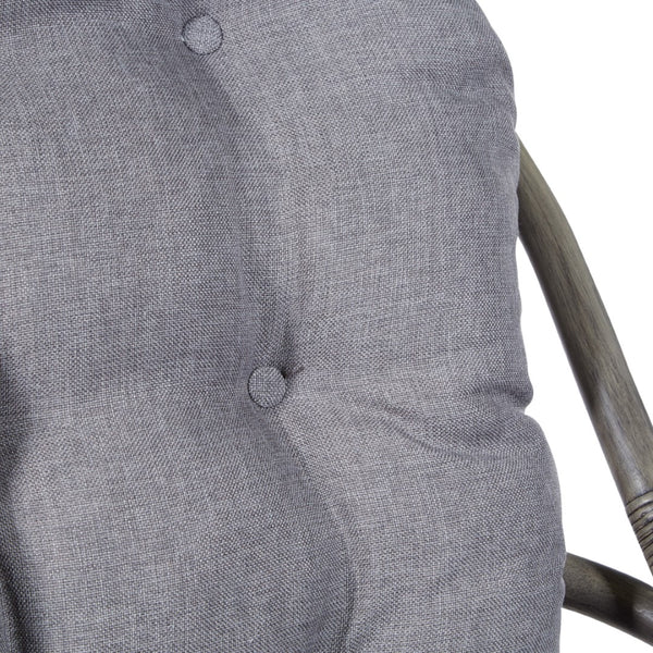 OSP Home Furnishings Tahiti Rattan Swivel Rocker Grey