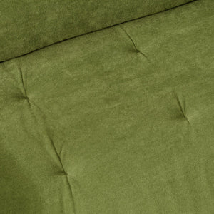 English Elm 103 Luxurious Cloud Velvet Sofa with High-Elastic Sponge Cushion, Deep-Seated Comfort for Living Spaces Green W2290S00009