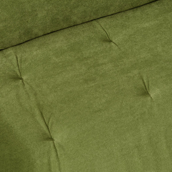 English Elm 103 Luxurious Cloud Velvet Sofa with High-Elastic Sponge Cushion, Deep-Seated Comfort for Living Spaces Green W2290S00009